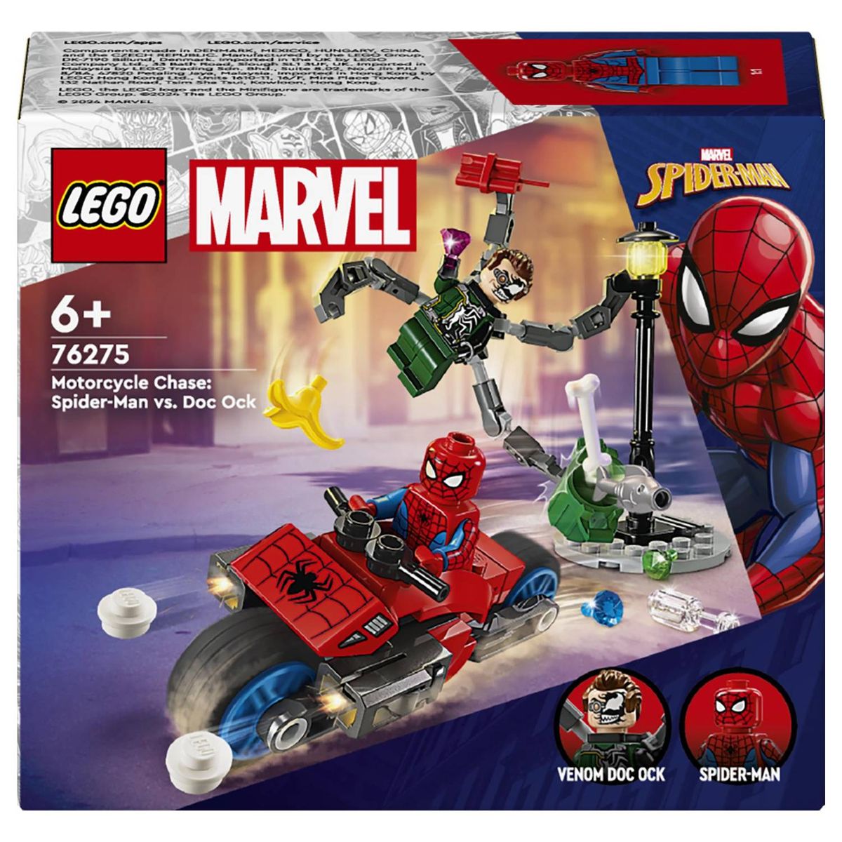 Moto lego spiderman online