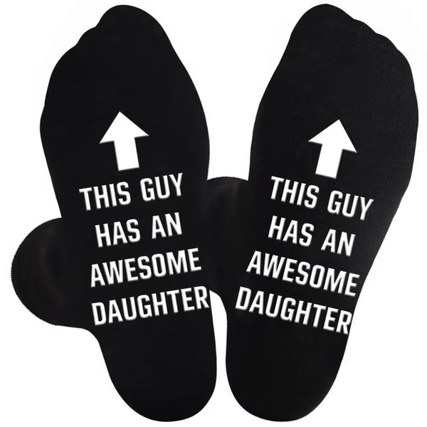 Awesome Daughter Dad Socks Father's Day, Christmas, Birthday Gift