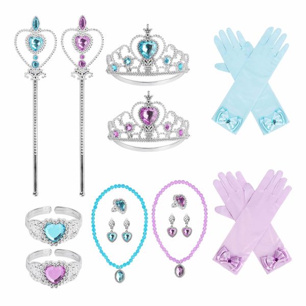 2Set Princess Dress Up Party Accessories for Princess Costume