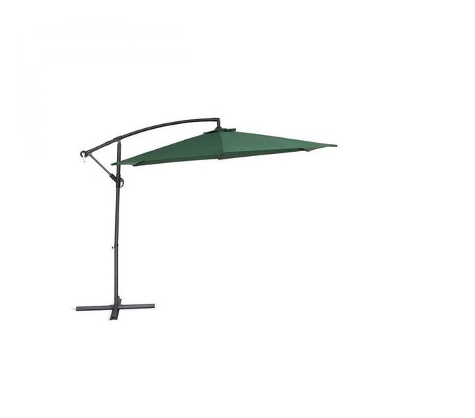 Outdoor Cantilever Banana Umbrella - 300cm - Green