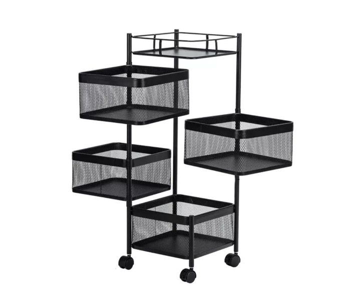 Zoco &amp; Mii - Storage 4 Tier Trolley Rack Rotatable Drawer