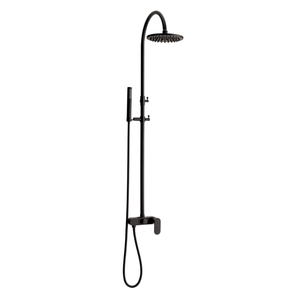 Trendy Taps Premium Quality Blackened Brass Exposed Extendable Mixer