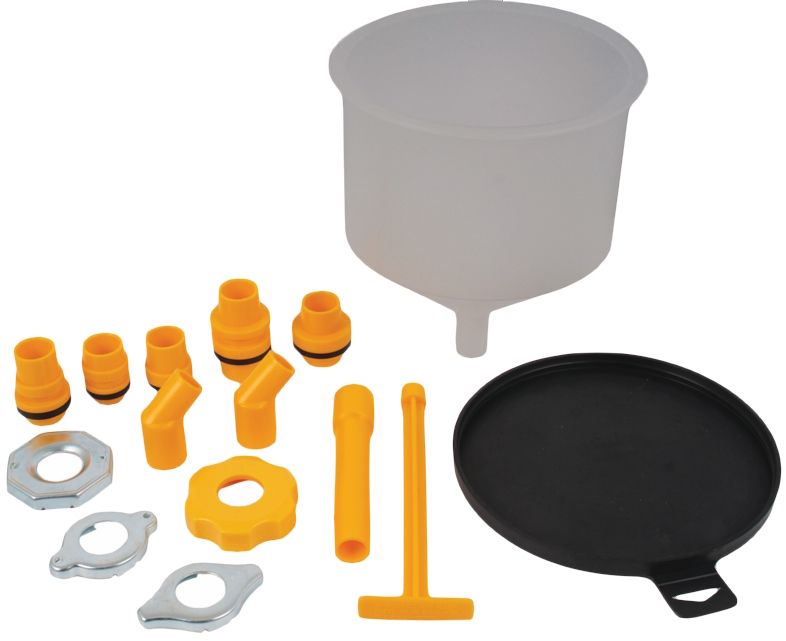 Toolco 15 Piece No Spill Coolant Funnel Kit