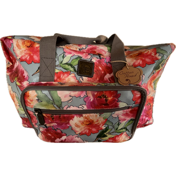Cotton Road 50L Travel Luggage Bag Waterproof Travel Handbag -Flower Design