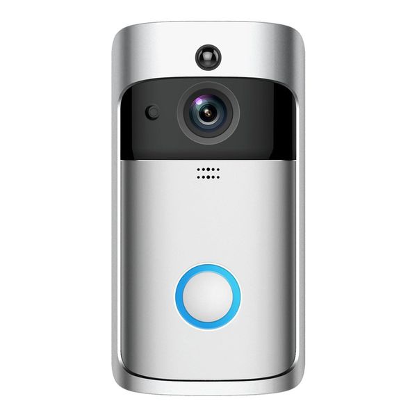 Smart Video Door Bell Motion Detection Cloud Storage 2-Way Audio - White