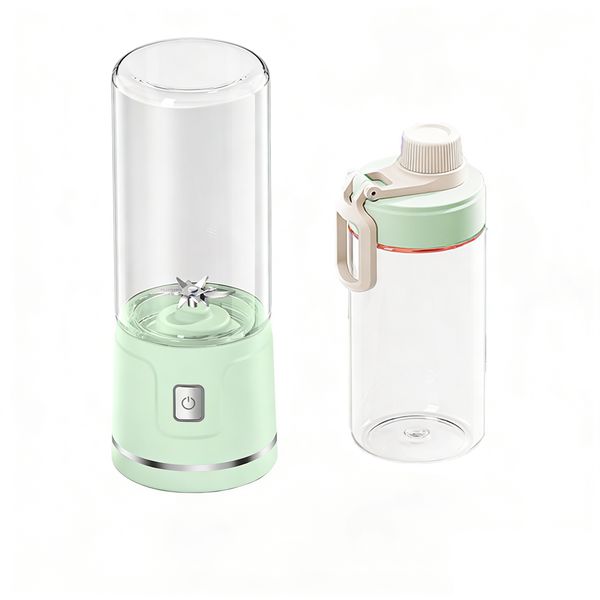 XRK Portable Home Wireless Electric Green Juicer 450ML 2 Cups