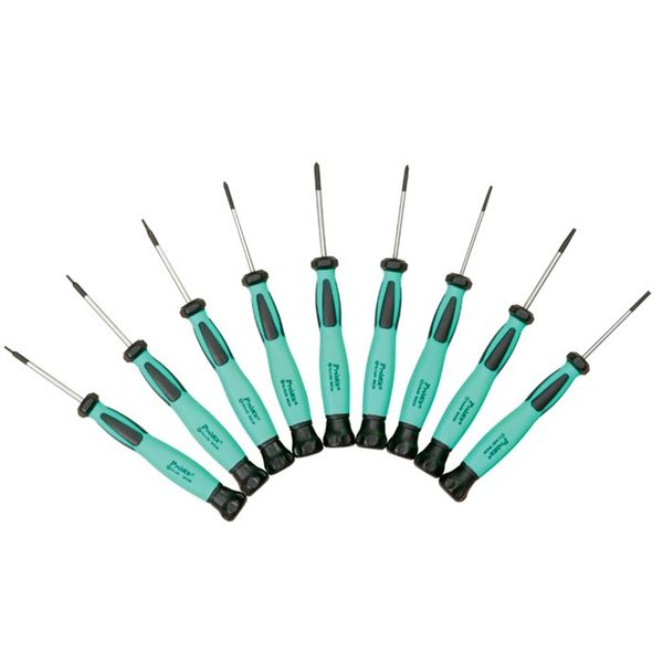 PRK SD-0839 - 9-Piece ESD Precision Screwdriver Set with Machine Tips
