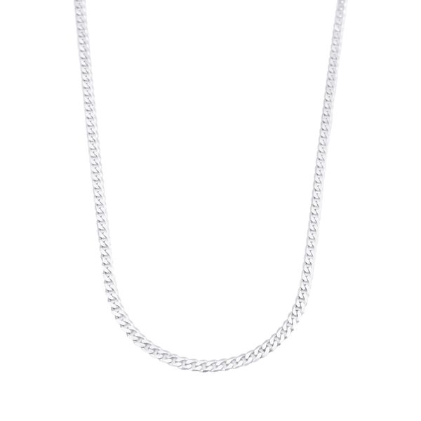 5mm X 60cm Curb Link Silver Chain