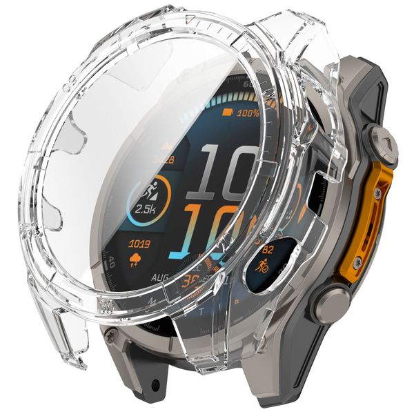 Full Protective case for Garmin Fenix 8 Amoled 51mm-Transparent