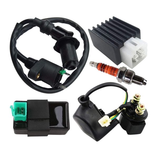 Ignition Coil Solenoid Relay Voltage Regulator 5-PIN CDI Box Spark