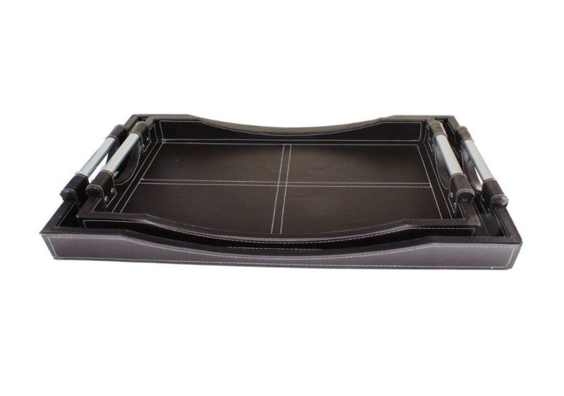 Dream World Twin Leather Tray Set