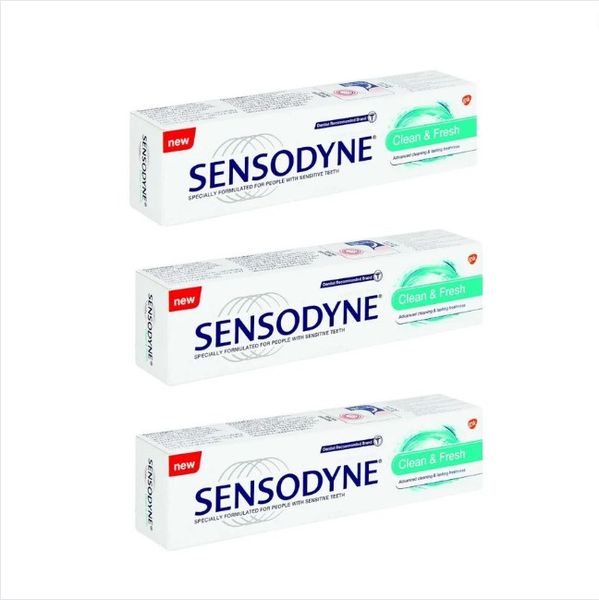Pack of 3 Sensodyne Fresh Care 100ml