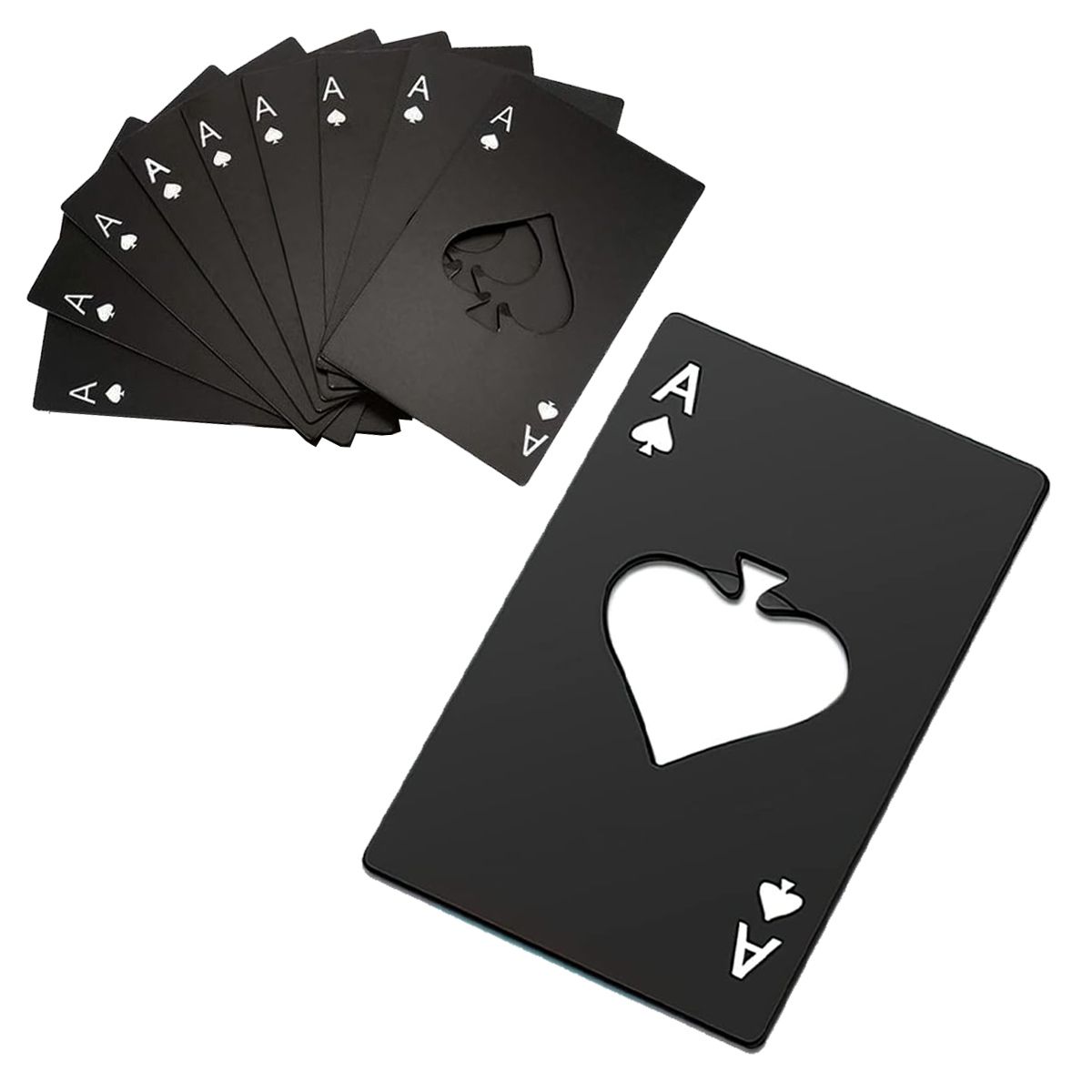 10 Abrebotellas De Ace Of Spades, De Acero Inoxidable