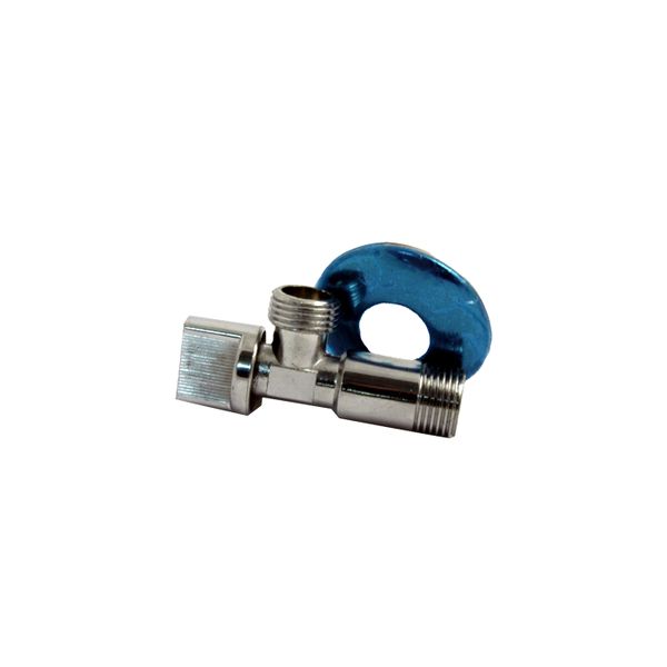 Angle Valve with Flange - Brass - Cp - 15 x 15mm - 2 Pack