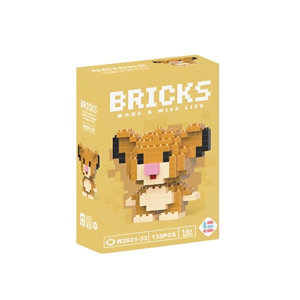 Bricks - Mini Figure Disney The Lion King Simba Building Blocks