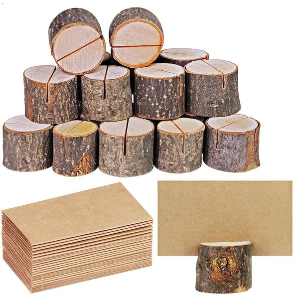 Memo Note Holder Table Number And Name Holders Rustic Place Card Holder