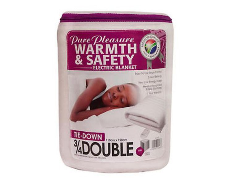 Electric Blanket ¾ &amp; Double Non-Fitted