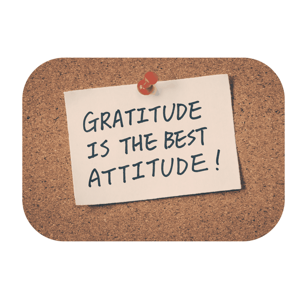 Gratitude is the best attitude Printed Mouse Pad