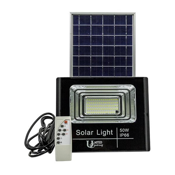 United Floodlight Led Solar 50W