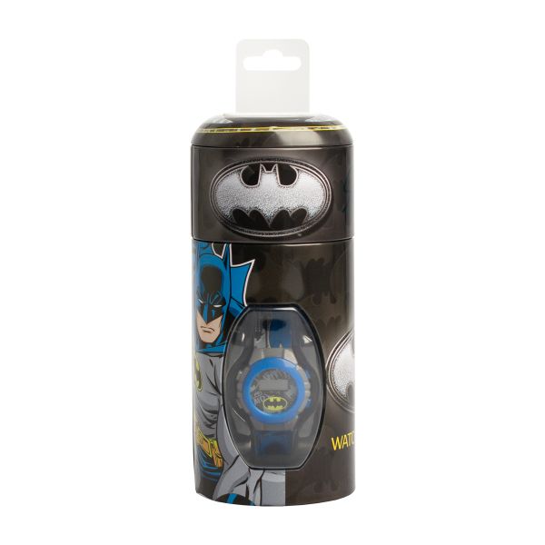 BATMAN By DC Official Licensed Kids Watch in a Tin Set - Fun Timepiece
