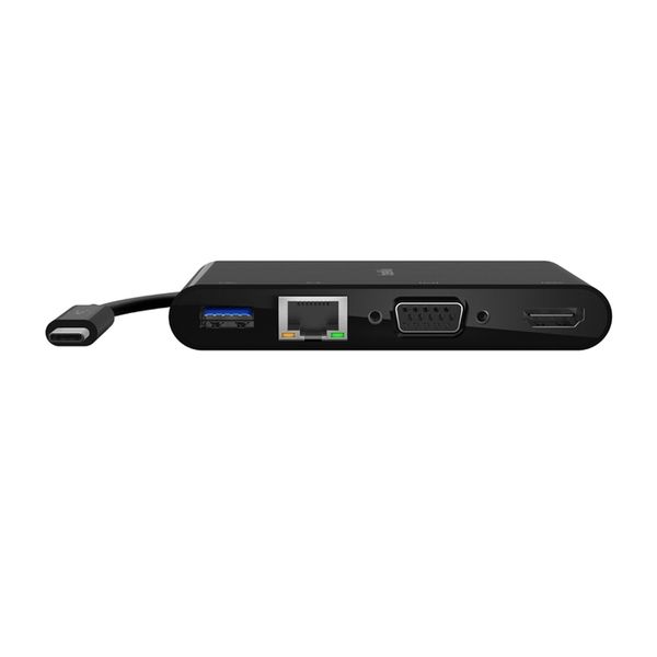 Belkin USB-C Multimedia Adapter with Ethernet, USB-A 3.0, VGA, 4K HDMI Port