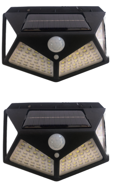 Solar Powered LED wall mount light 120W (2 Pack)