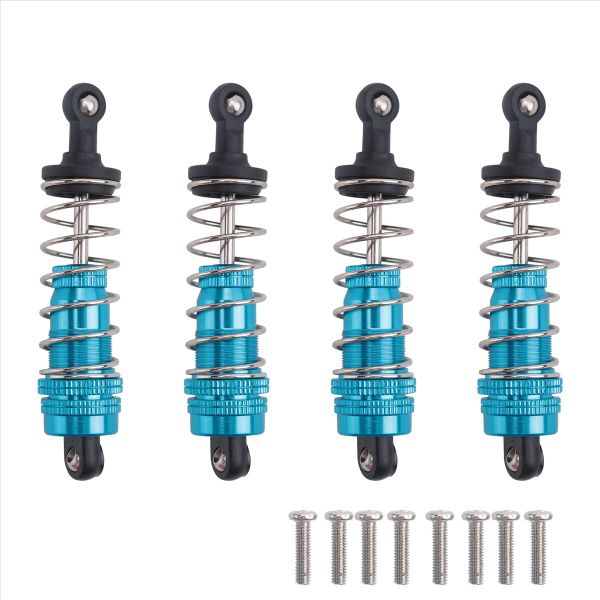 4Pcs Metal Shock Absorber Damper Replacement Accessory Blue