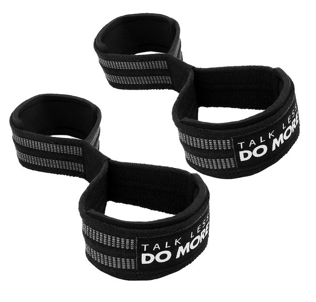 AOLIKES 1 Pair Non-Slip Figure 8 Bands Fitness Grip Wrist Band