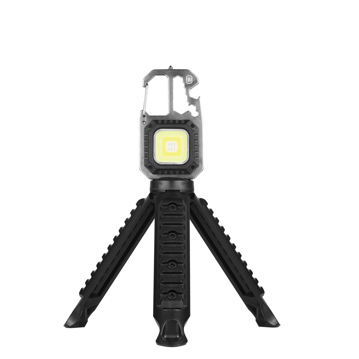 Rugged Range Multi-Function Keychain Light With Tri-Pod