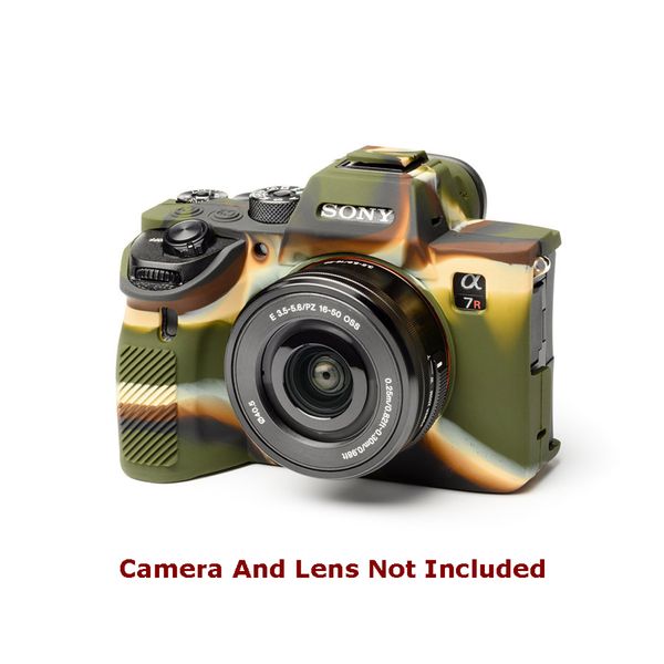 easyCover PRO Silicon Case for Sony A9 II/A7R 4 Cameras Camouflage-ECSA9M2C