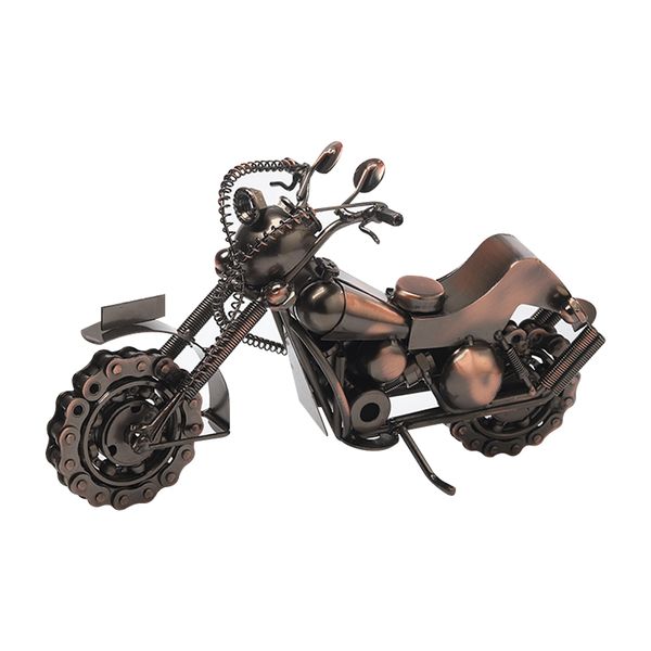 Classic Style Metal Copper Colour Table Decoration Motorbike HJMT002-01