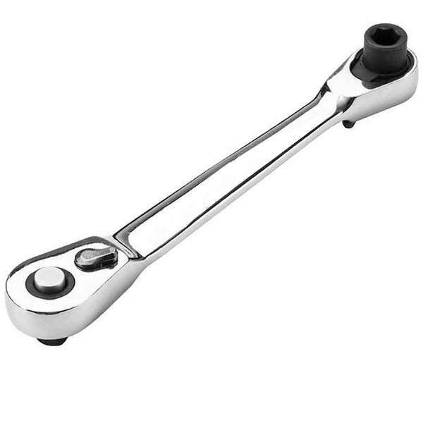1/4 Inch Dual Head Quick Socket Portable Wrench Screwdriver Hex Torque Set