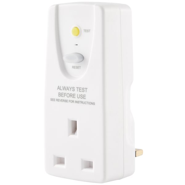 13A Gfci Leakage Protection Plug Cutout Power Trip Switch- Uk Plug
