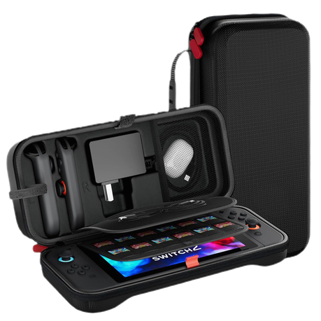 Carrying Case compatible with Nintendo Switch 2 (2025) 24 Game Card Slots Image