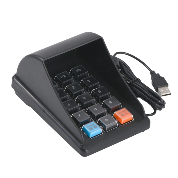 New A600 Usb 15-Key Anti-Peep Password Keyboard With Beeping Sound
