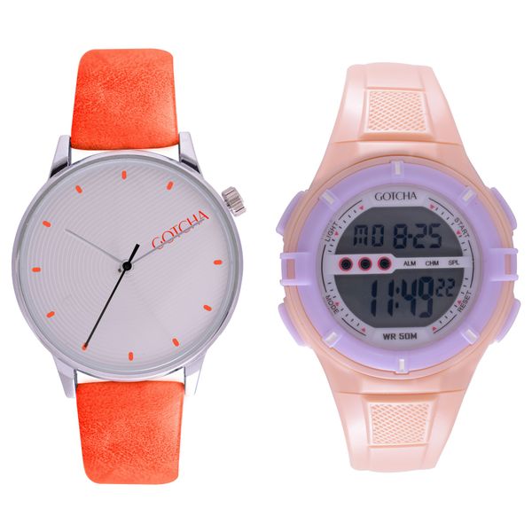Gotcha Sunset &amp; Digi Mid-Size Ladies Watch Set