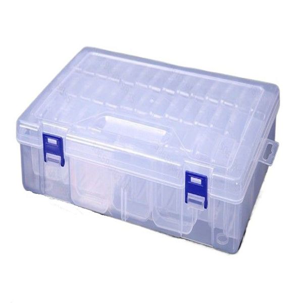 45 Grid Independent Transparent Dustproof Jewelry Box