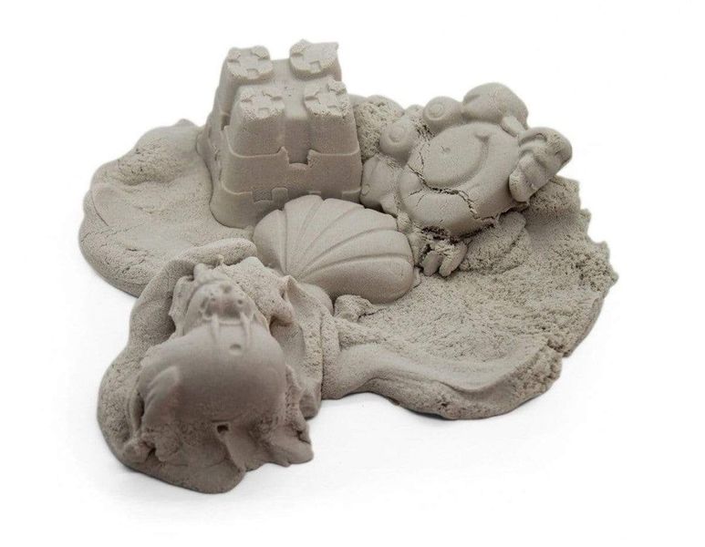 Sensory Sand with Shapes - 1kg - White