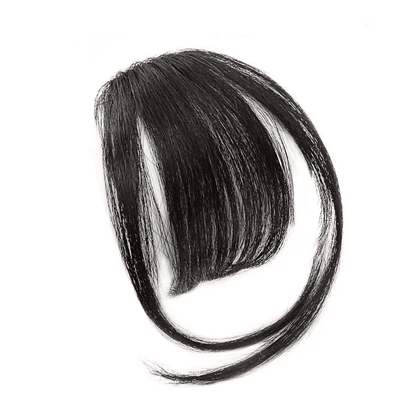 100% Indian Remy Human Hair Finely Layered Mini-Fringe Clip-in Hair