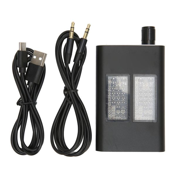 Headphone Amplifier 3.5mm HiFi Stereo 2 Stage Gain Switch Headset Amp