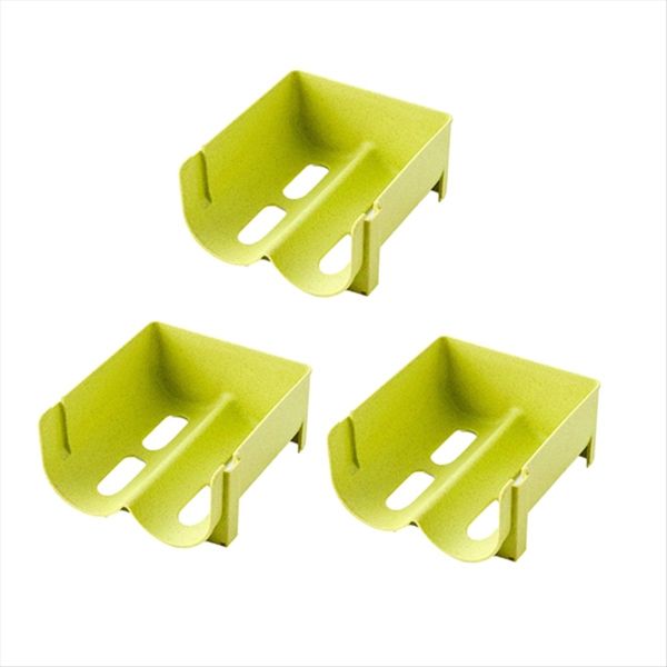 3Pcs Beer Holders Soda Can Holder Bottle Storage Rack Green