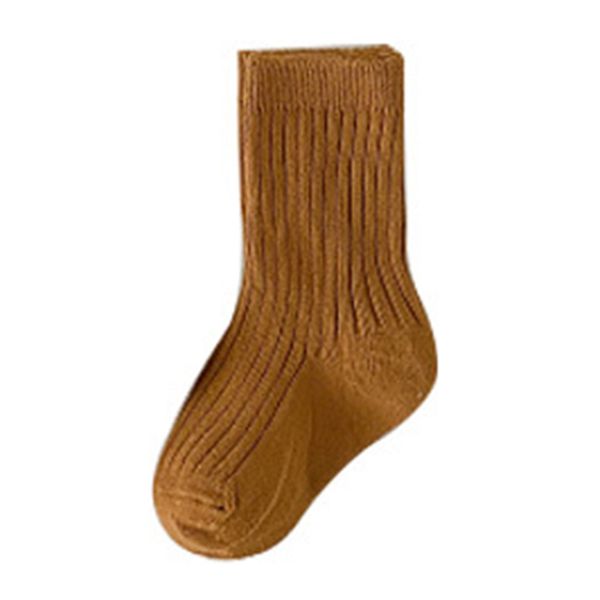 Kids Cotton Crew Socks for Daily School Wear