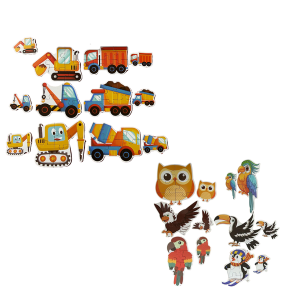 Pack of 2 Animal Puzzle