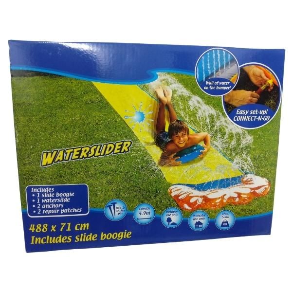 SourceDirect - Waterslider / Water Slide Slip &amp; Slide (488cm x 71cm)