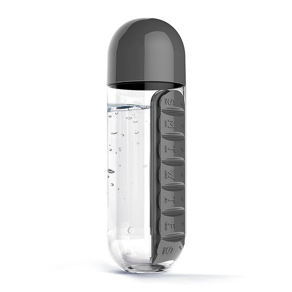 Water Bottle with Pill Holder