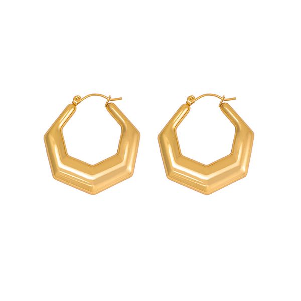 Geometric Simplicity Metal Earrings For Christmas Party Jewellery Ear
