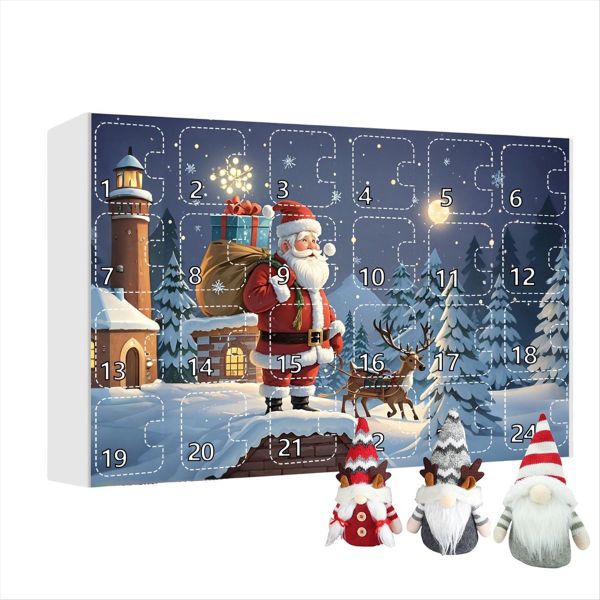 2024 Christmas Gnome Adventcalendar 2024 Christmas Countdown Calendar