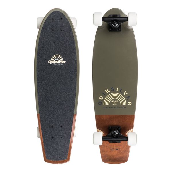 Quiksilver Glow Cruiserboard - Olive - 29 X 8.5