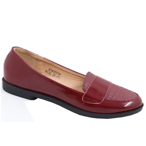 Tatazi Ladies Leather Look Open Flat