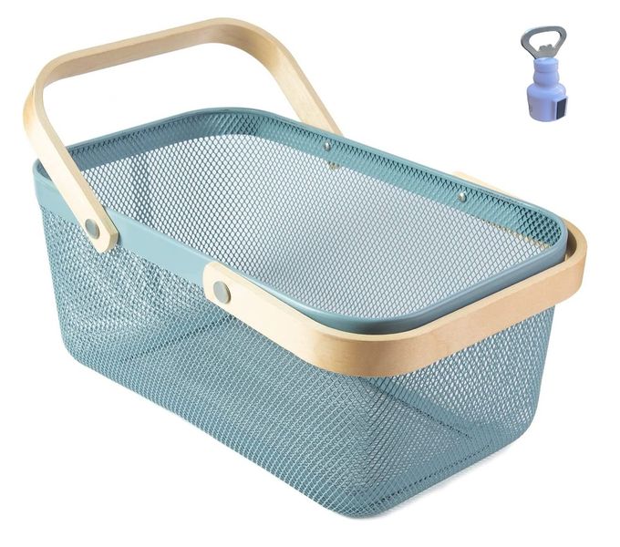 Fruit and Vegtable Metal Rectangular Basket And Bottle Opener